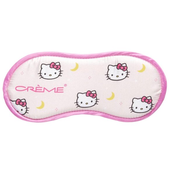Hello Kitty x The Crème Shop Silky Sleep Mask Satin Beautyrest Travel Eye Cover - Picture 3 of 6